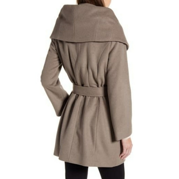 Halogen Wool Blend Wrap Coat NWT - Picture 4 of 14